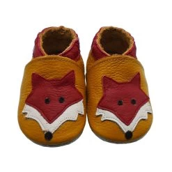Baby Krabbelschuhe In Fuchs Orange