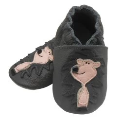 Baby Krabbelschuhe In Löwe Grau -Modeschuh Geschäft yalion baby krabbelschuhe in lowe grau 2