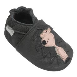 Baby Krabbelschuhe In Löwe Grau -Modeschuh Geschäft yalion baby krabbelschuhe in lowe grau 4