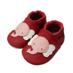 Leder-Krabbelschuhe "Elefant" In Rot 9 Leder-Krabbelschuhe "Elefant" In Rot -Modeschuh Geschäft yalion leder krabbelschuhe elefant in rot 1